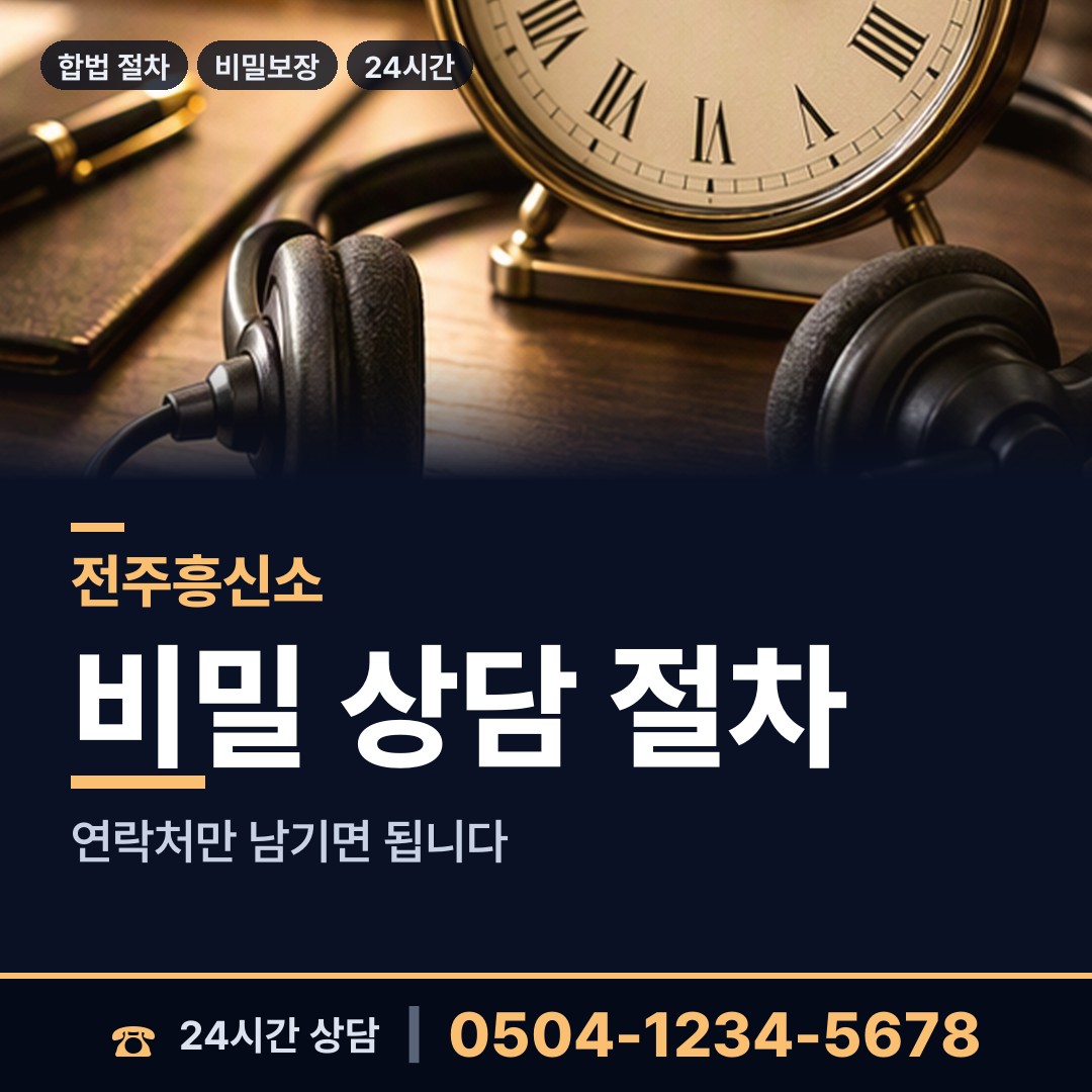전주 완산동 기업흥신소 상담 안내